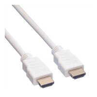 VALUE HDMI High Speed Kabel mit Ethernet, wei, 7,5 m