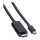 VALUE Mini DisplayPort Kabel, Mini DP-UHDTV, ST/ST, schwarz, 2 m