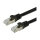 VALUE Patchkabel Kat.6 Class E FTP extra-flach schwarz 1m