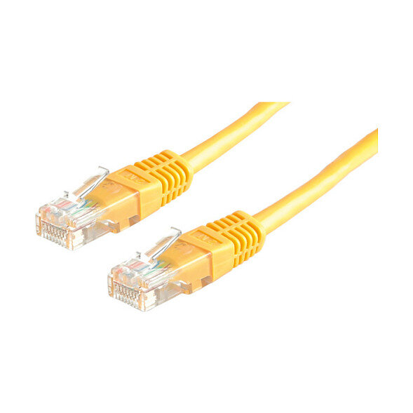VALUE Patchkabel Kat.6 Class E UTP gelb 7m
