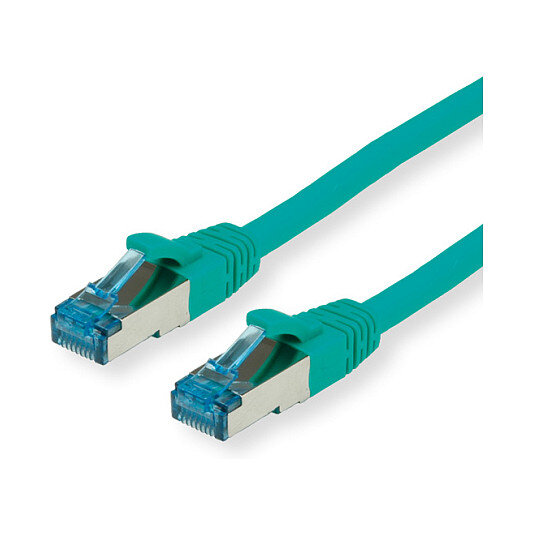 VALUE Patchkabel Kat.6A Class EA S/FTP PiMF LSOH grn 1m