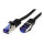 VALUE Outdoor Patchkabel Cat.6A (Class EA) S/FTP (PiMF), Massivdraht, LSOH, schwarz, 20 m