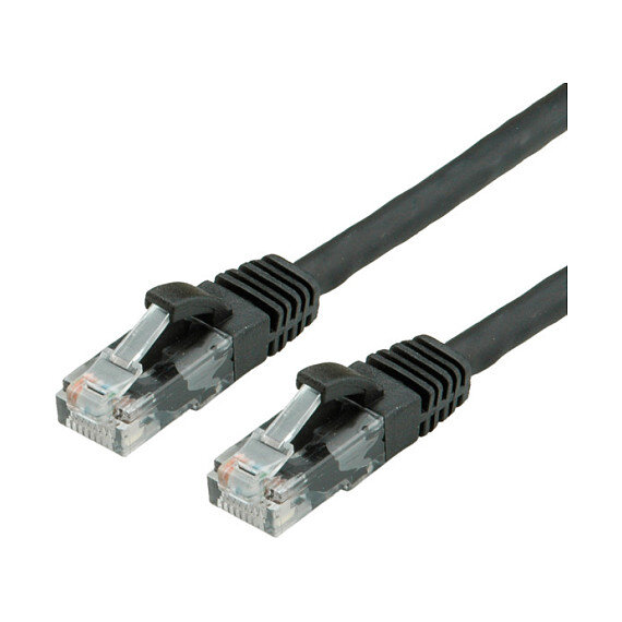 VALUE Patchkabel Cat.6A (Class EA) UTP, schwarz, 2 m