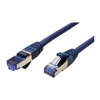 VALUE Patchkabel Cat.6A (Class EA) S/FTP (PiMF), LSOH, blau, 0,3 m