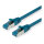 VALUE Patchkabel Cat.6A (Class EA) S/FTP (PiMF), LSOH, blau, 0,3 m