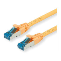 VALUE Patchkabel Cat.6A (Class EA) S/FTP (PiMF), LSOH, gelb, 0,15 m