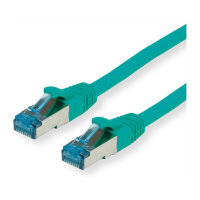VALUE Patchkabel Cat.6A (Class EA) S/FTP (PiMF), LSOH, grn, 0,15 m