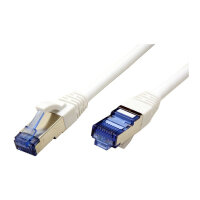 VALUE Patchkabel Cat.6A (Class EA) S/FTP (PiMF), LSOH, wei, 0,3 m