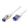 VALUE Patchkabel Cat.6A (Class EA) S/FTP (PiMF), LSOH, wei, 0,3 m