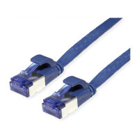 VALUE Patchkabel Cat.6A (Class EA) FTP, extra-flach, blau, 2 m