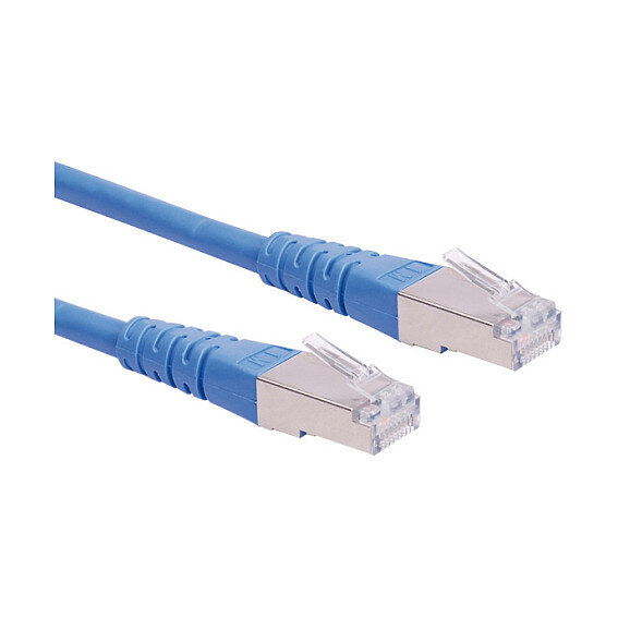 ROLINE Patchkabel Kat.6 Class E S/FTP PiMF blau 15m