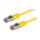 ROLINE Patchkabel Kat.5e Class D S/FTP gelb 1m