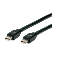 ROLINE DisplayPort Kabel Mini DP ST - Mini DP ST schwarz 2m