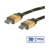 ROLINE GOLD HDMI High Speed Kabel mit Ethernet 15m