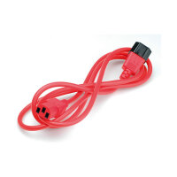 ROLINE Apparate-Verbindungskabel IEC 320 C14 - C13 rot 1,8m