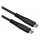 ROLINE USB4 Gen3x2 Kabel, C?C, ST/ST, 8K UHD-2, 80Gbit/s, 240W, schwarz, 0,5 m