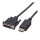 ROLINE DisplayPort Kabel DP ST - DVI ST, schwarz, 1,5 m