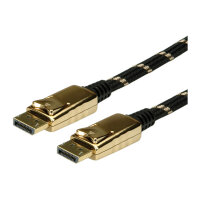 ROLINE GOLD DisplayPort Kabel, DP ST - ST, 7,5 m