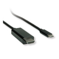 ROLINE USB Typ C - HDMI Adapterkabel, ST/ST, 5 m