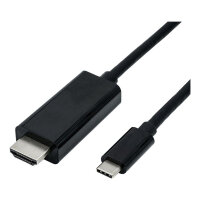 ROLINE USB Typ C - HDMI Adapterkabel, ST/ST, 3 m