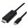 ROLINE USB Typ C - HDMI Adapterkabel, ST/ST, 3 m
