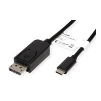 ROLINE USB Typ C - DisplayPort Adapterkabel, v1.2, ST/ST, 1 m