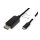 ROLINE USB Typ C - DisplayPort Adapterkabel, v1.2, ST/ST, 1 m