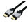 ROLINE HDMI High Speed Kabel mit Ethernet, ST-ST, schwarz / silber, 3 m
