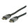 ROLINE HDMI High Speed Kabel mit Ethernet, ST-ST, schwarz / silber, 1,5 m