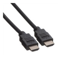 ROLINE GREEN HDMI High Speed Kabel mit Ethernet, TPE, schwarz, 2 m