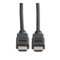 ROLINE GREEN HDMI High Speed Kabel mit Ethernet, TPE, schwarz, 3 m