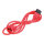 ROLINE Apparate-Verbindungskabel, IEC 320 C14 - C13, rot, 0,8 m