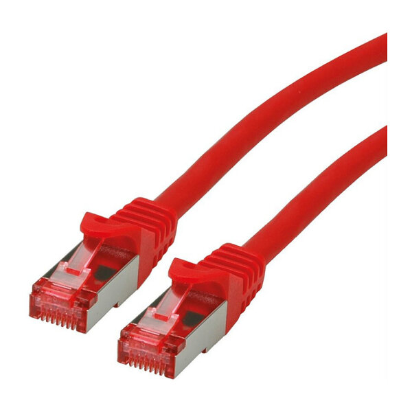 ROLINE Patchkabel Cat.6 S/FTP (PiMF), Component Level, LSOH, rot, 3 m