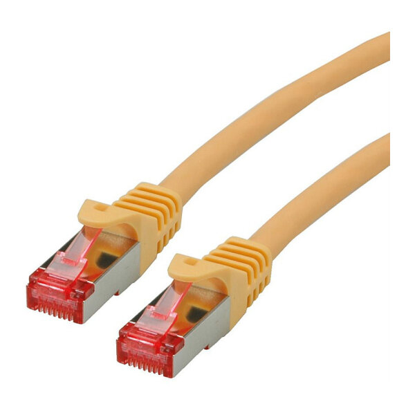 ROLINE Patchkabel Cat.6 S/FTP (PiMF), Component Level, LSOH, gelb, 0,5 m