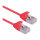 ROLINE U/FTP DataCenter Patchkabel Cat.6A (Class EA), LSOH, slim, rot, 0,15 m