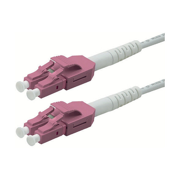 ROLINE LWL-Kabel duplex 50/125m OM4, LC/LC, UNIBOOT, violett, 10 m