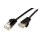 ROLINE GREEN UTP Patchkabel Cat.6A (Class EA), LSOH, slim, schwarz, 2 m