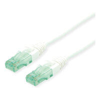 ROLINE RM Patchkabel Cat.6A UTP, wei, 1 m