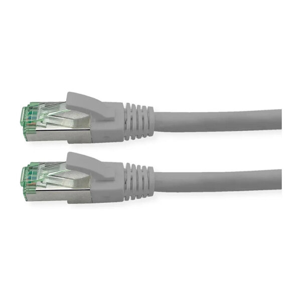 ROLINE RM Patchkabel Cat.6A S/FTP (PiMF), grau, 7 m