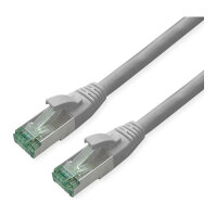 ROLINE RM Patchkabel Cat.6A S/FTP (PiMF), grau, 7 m