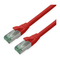 ROLINE RM Patchkabel Cat.6A S/FTP (PiMF), rot, 15 m