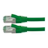ROLINE RM Patchkabel Cat.6A S/FTP (PiMF), grn, 1 m
