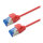 ROLINE Patchkabel Cat.6A (Class EA) S/FTP (PiMF), LSOH, PoE, rot, 0,5 m