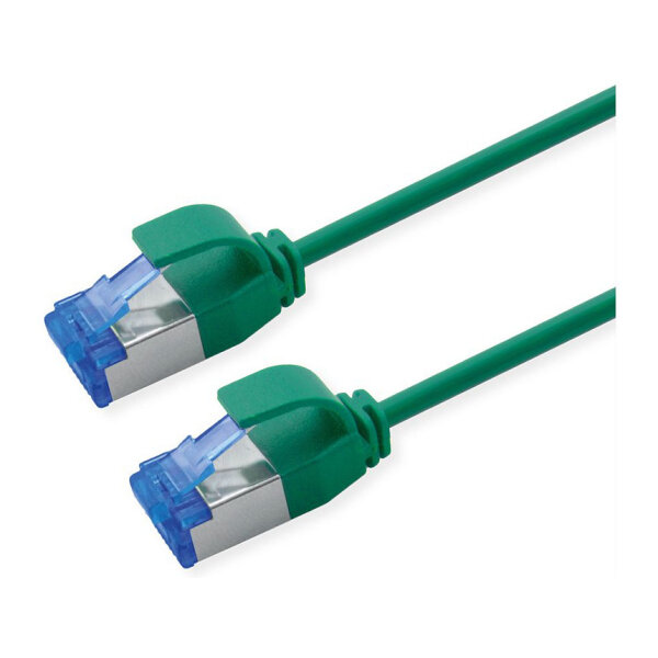 ROLINE Patchkabel Cat.6A (Class EA) S/FTP (PiMF), LSOH, PoE, grn, 7 m