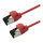 ROLINE S/FTP Patchkabel Kat.8.1, Slim, PoE, rot, 2m