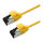 ROLINE S/FTP Patchkabel Kat.8.1, Slim, PoE, gelb, 3m