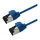 ROLINE S/FTP Patchkabel Kat.8.1, Slim, PoE, blau, 1m