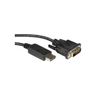 ROLINE DisplayPort Kabel DP ST - DVI ST schwarz 2m
