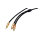 ROLINE GOLD Audio-Verbindungskabel 3,5mm Stereo - 2x Cinch Stecker / Stecker 5m
