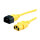 ROLINE Apparate-Verbindungskabel IEC 320 C14 - C13 gelb 1,8m